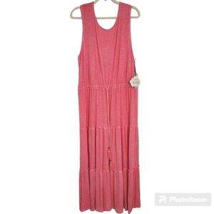 Knox Rose bright cherry maxi dress Size XXL new with tags